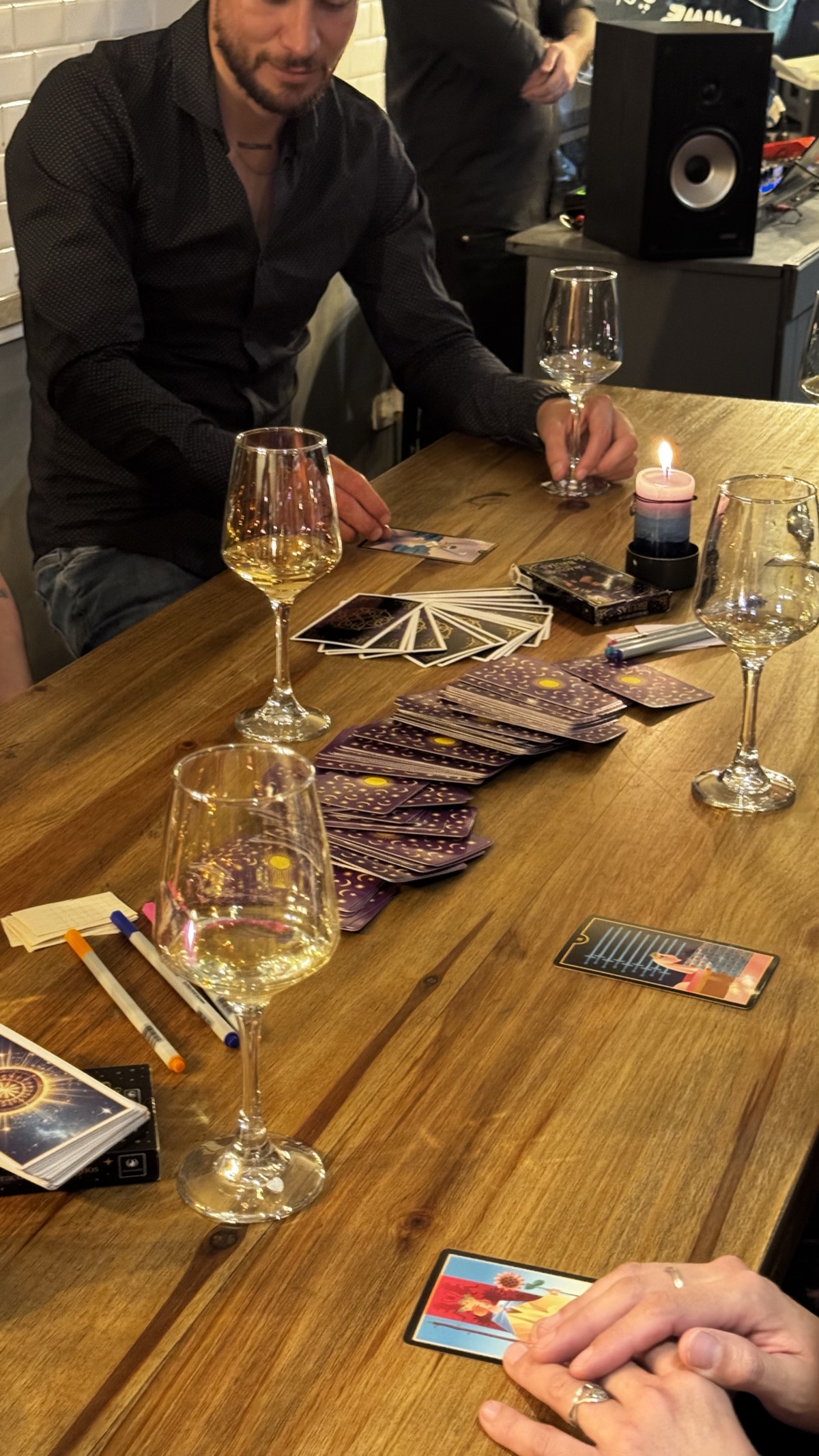 Sesión grupal de tarot