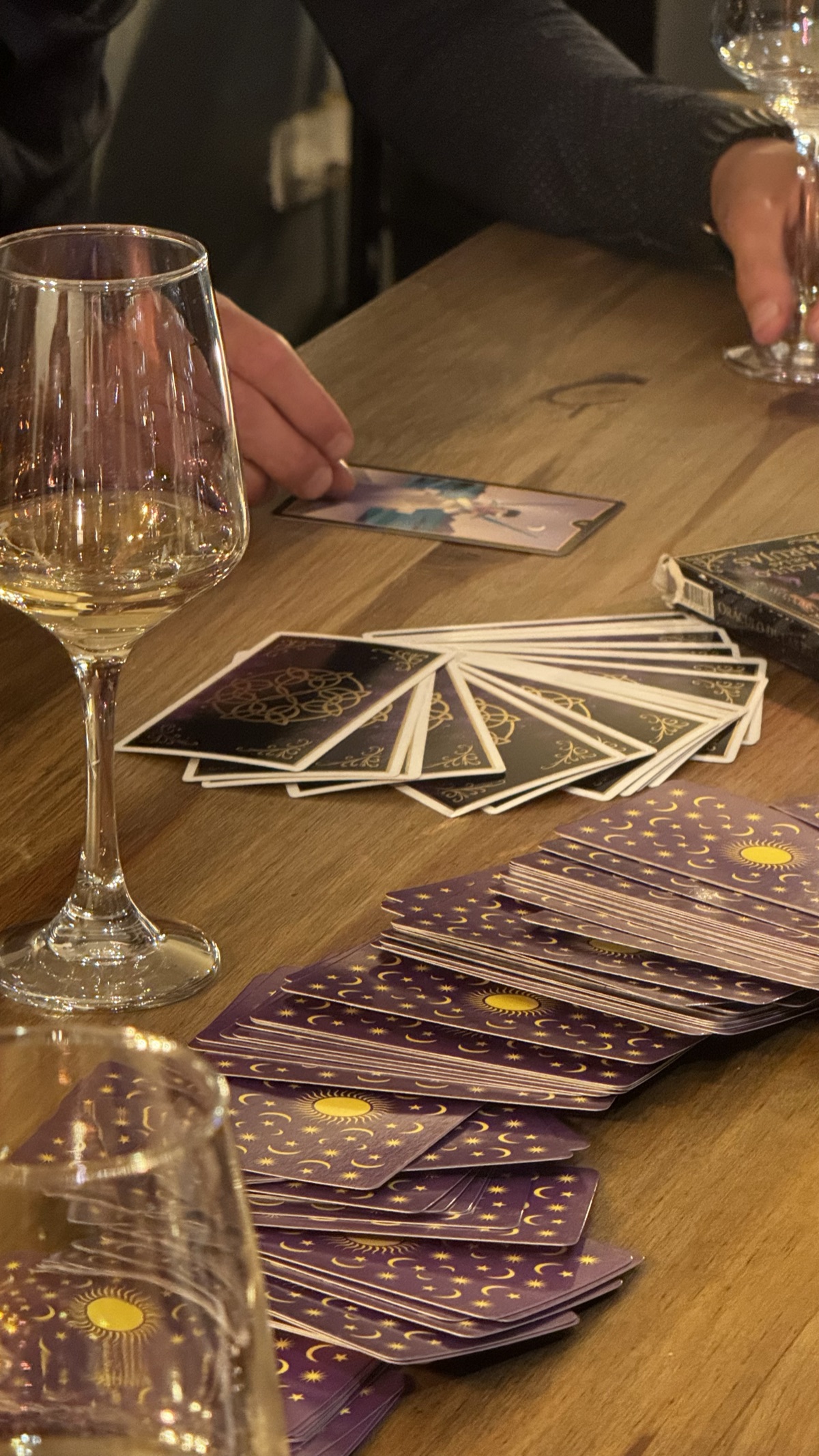 Cartas de tarot desplegadas